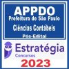 Prefeitura de São Paulo - APPDO (Ciências Contábeis) Pós Edital - Estratégia 2023