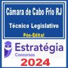 Câmara de Cabo Frio RJ (Técnico Legislativo) Pós Edital - Estratégia 2024