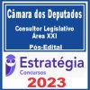 Câmara dos Deputados (Consultor Legislativo - Área XXI) Pós Edital - Estratégia 2023