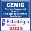 CEMIG (Técnico Empresarial - Nível 11 - Formação Ensino Médio) Pós Edital - Estratégia 2023