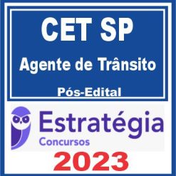 CET SP (Agente de Trânsito) Pós Edital - Estratégia 2023