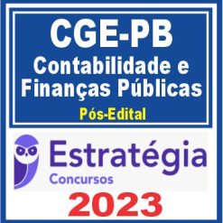 CGE PB (Contabilidade e Finanças Públicas) Pós Edital - Estratégia 2023