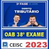 OAB 2ª Fase 38 Exame de Ordem (Direito Tributário) Ceisc 2023