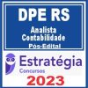 DPE RS (Analista - Contabilidade) Pós Edital - Estratégia 2023