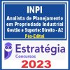 INPI (Analista de Planejamento em Propriedade Industrial - Gestão e Suporte: Direito - A2) Pós Edital