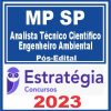 MP SP (Analista Técnico Científico - Engenheiro Ambiental) Pós Edital - Estratégia 2023