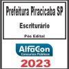 PREFEITURA DE PIRACICABA SP (ESCRITURÁRIO) PÓS EDITAL - ALFACON 2023