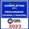 PGE - PGM -  Procurador Estadual e Municipal - Cers 2023