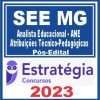 SEE MG (Analista Educacional - ANE - Atribuições Técnico-Pedagógicas) Pós Edital - Estratégia 2023