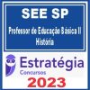 SEE SP (Professor de Educação Básica II - História) Estratégia 2023