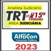 TRT SP - 15ª REGIÃO (ANALISTA JUDICIÁRIO - ÁREA JUDICIÁRIA) ALFACON 2023
