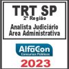 TRT SP - 2ª REGIÃO (ANALISTA JUDICIÁRIO - ÁREA ADMINISTRATIVA) ALFACON 2023