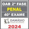 Curso OAB 2ª Fase 40 Exame (Penal) Damásio 2024