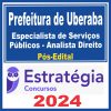 Prefeitura de Uberaba MG (Especialista de Serviços Públicos - Analista Direito) Pós Edital - Estratégia