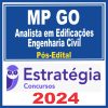 MP GO (Analista em Edificações - Engenharia Civil) Pós Edital - Estratégia 2024