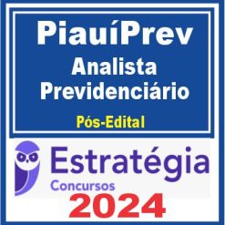 PiauíPrev (Analista Previdenciário) Pacote - 2024 (Pós-Edital)