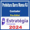 Prefeitura de Barra Mansa RJ (Contador) Pós Edital - Estratégia 2024