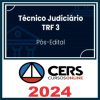 TRF 3 – SP/MS (Técnico Judiciário – Área Administrativa) Pós Edital - Cers 2024