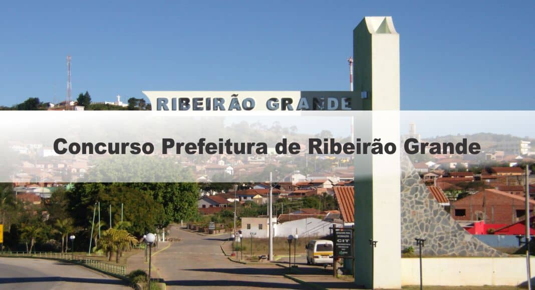 Concurso Ribeirão Grande SP